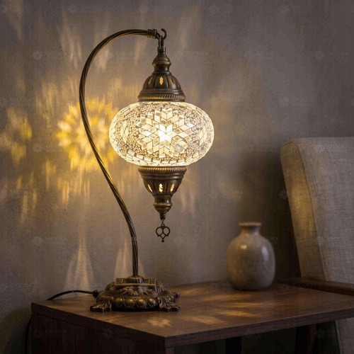 Amber turkish mosaic table - amber,