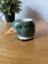 Quail Ceramics Mallard Duck Egg Cup – Hand-Painted British Wildlife Collection