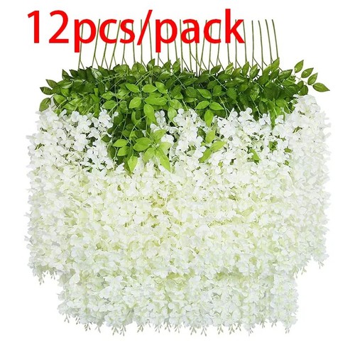 12pcs artificial wisteria - 12pcs,