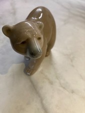 Lladro Vintage walking Bear In Pale Beige. Excellent condition. Now discontinued