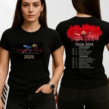 Simply Red 40th Anniversary Tour 2025 3D  Front back T Shirt For Men Women