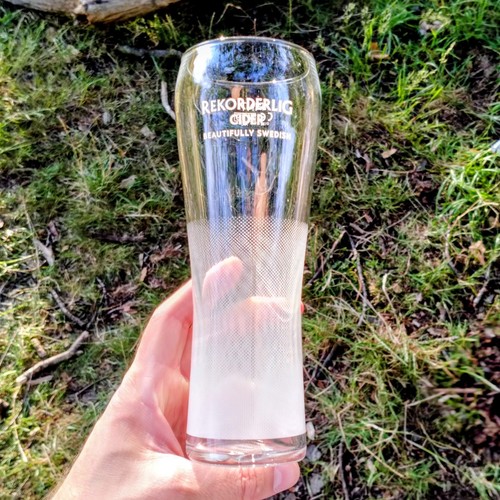 Rekorderlig cider pint glass - rekorderlig,