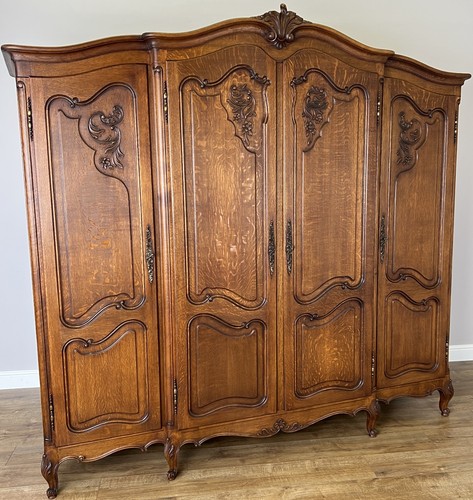 Wardrobe vintage french louis - french,