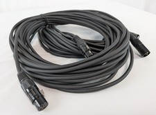2 x XLR Mic Leads 20 Metre –