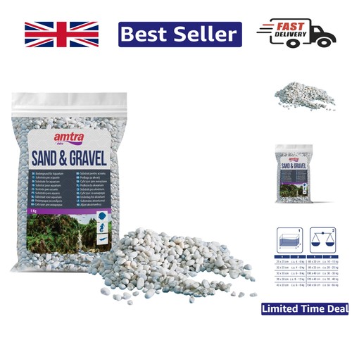 1kg white aquarium gravel - gravel,