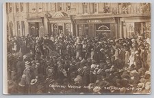 RPPC Chipping Norton Hospital Saturday 1914 Crowd Social History Frank Packer