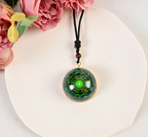 Malachite crystal resin - malachite,