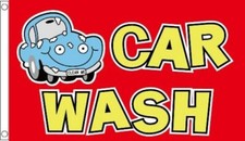 CAR WASH FLAG 5' x 3' Van Hand