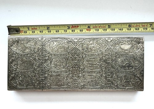 Antique burmese silver cigar - silver,
