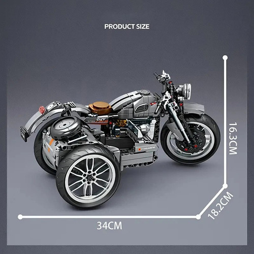 Classic retro motorbike - classic,