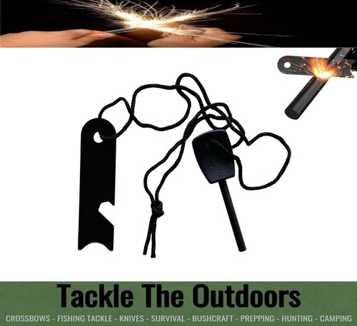Magnesium flint steel striker - steel,