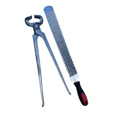 Hoof trimmer rasp set - hoof,