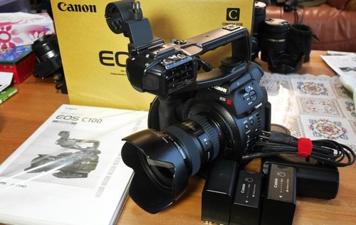 Canon eos c100 camcorder - eos,