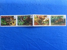 Liberia WWF Water Chevrotain strip of 4 2011 MNH