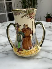 Royal Daulton Robinhood Under The Greenwood Tree Vase Fine Bone China 16cm Tall