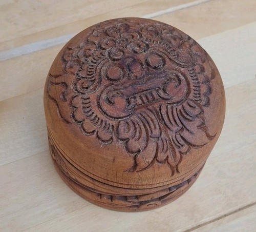 Vintage carved wood dragon - vintage,