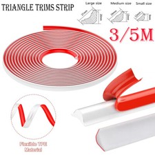 3M/5M Self-adhesive Wall Inner Corner Trim Molding Line Ceiling Edge Caulk Strip