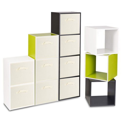 Wooden shelves cubes cupboard - wooden,