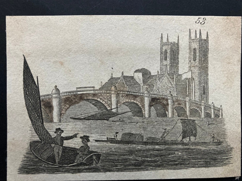 Unattributed boat thames - on,