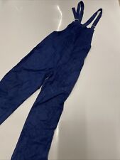 Vintage French Workwear Dungarees EU52 UK42 Blue Large Chore Worker Overalls