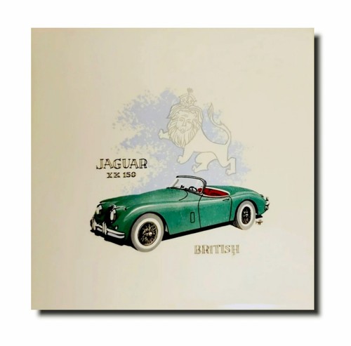 Vtg jaguar xk150 tile trivet - vtg,