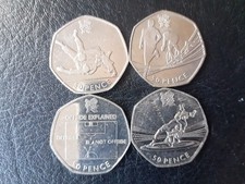 4x special Olympic 50p coins