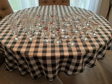 10 gold rimmed gold fawn