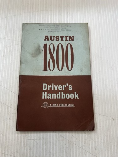 Austin 1800 driver - 1800, driver’s