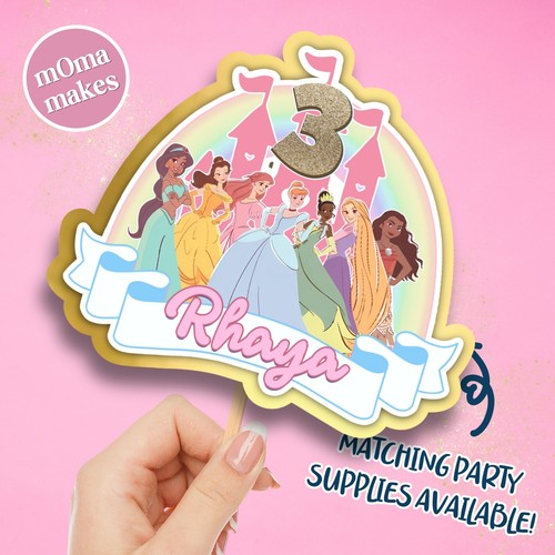 Disney princess cake topper - princess,