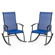 Outdoor Rocking Chairs Set of