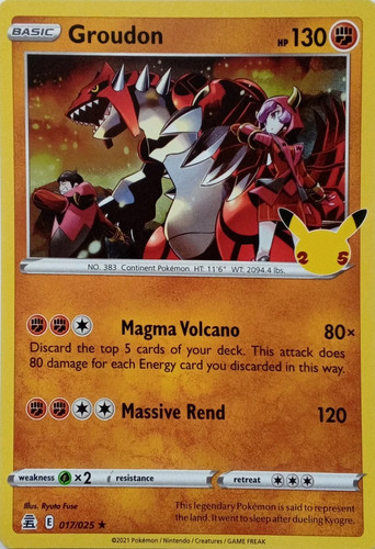 Pokémon tcg groudon - tcg,