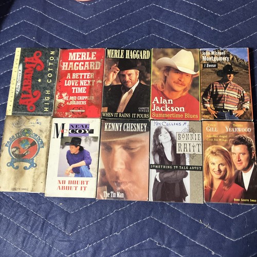 Lot country cassette - lot, 10