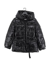 DKNY Women's Coat L Black 100%