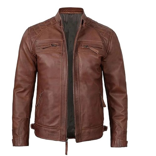Men jacket stylish - men, brown