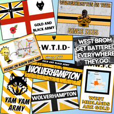50x Wolverhampton Ultra football Stickers , fan inspired by WWFC, wolves fc