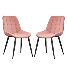 Set 1/2 Velvet Dining chair