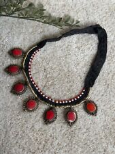 Afghan Choker Necklace Costume Jewellery Ethnic Boho Tribal 