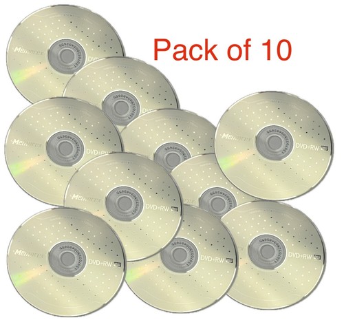 Memorex dvd rw discs - 10, x