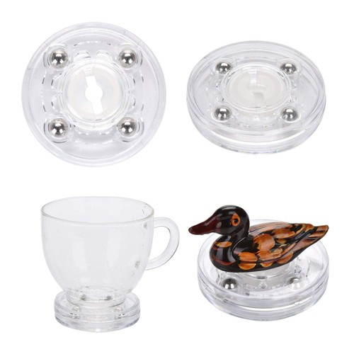 4pcs 2inch acrylic lazy - lazy, susan