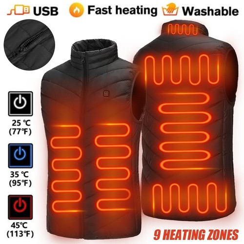Unisex heated vest warm - heated,