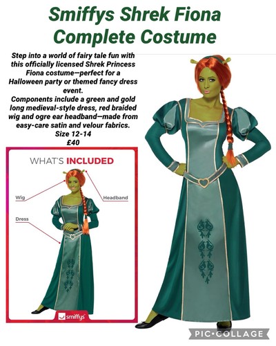 Smiffys shrek princess fiona - shrek,