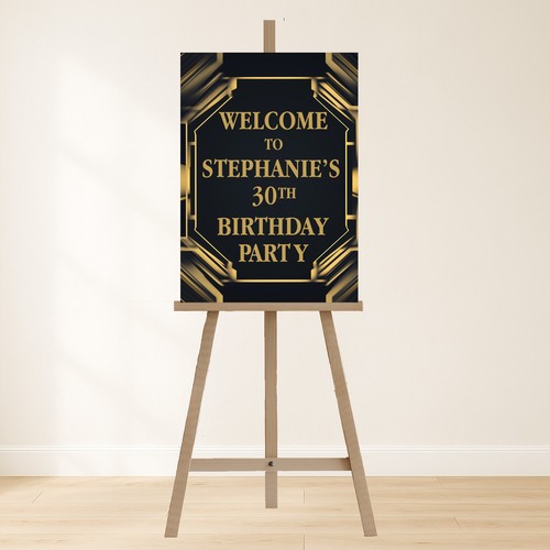 Personalised gatsby art deco - gatsby,