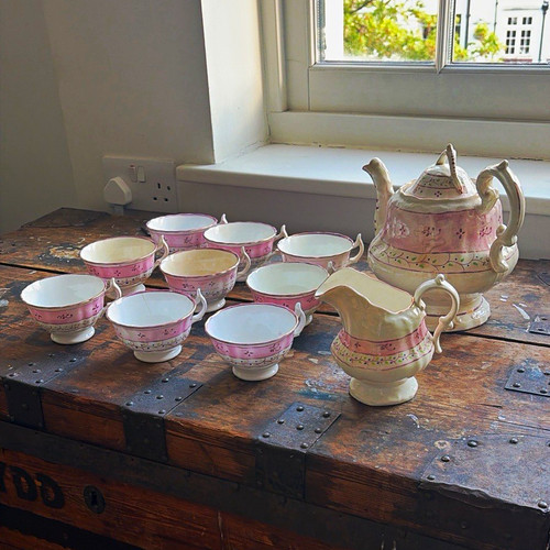 Victorian pink lustre - victorian,