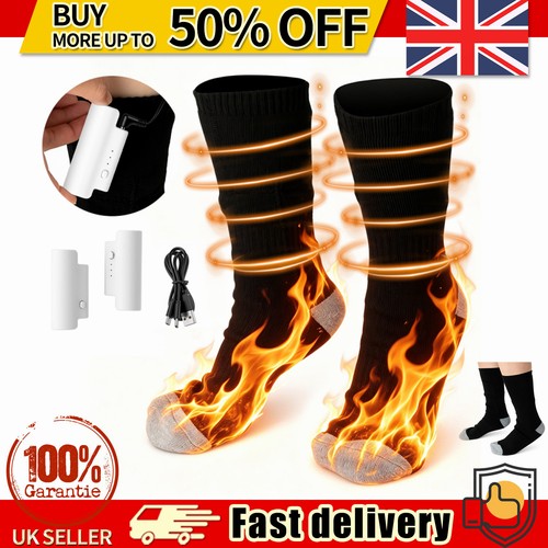 Electric heated socks - heated,