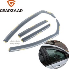 4PCS WIND DEFLECTORS FOR VAUXHALL ASTRA J MK6 2009-2015 5-DOOR HATCHBACK TINTED