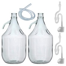 Glass Demijohn 5L 2 Pack Plain