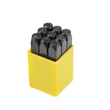 8mm Digital 0-9 Number Metal