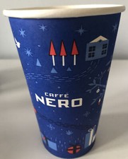 6 X Caffe Nero Christmas Cups For Arts & Crafts/Filling With Christmas Surprises