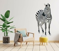 3D Zebra Black N497 Animal