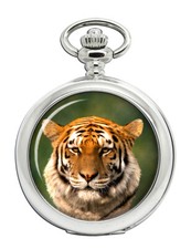 Siberian Tiger Pocket Watch